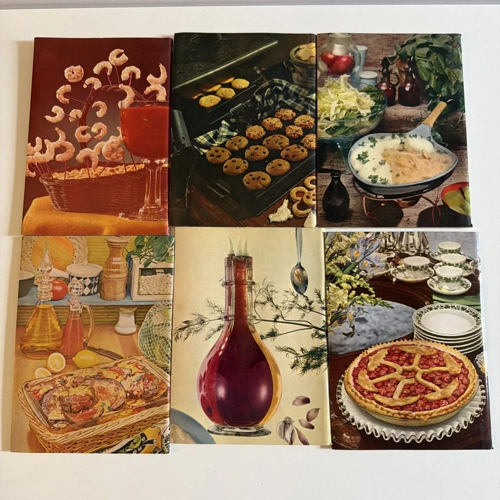 Vintage Good Housekeeping Cookbook Booklet Lot Retro Midcentury Kitchen Decor TV